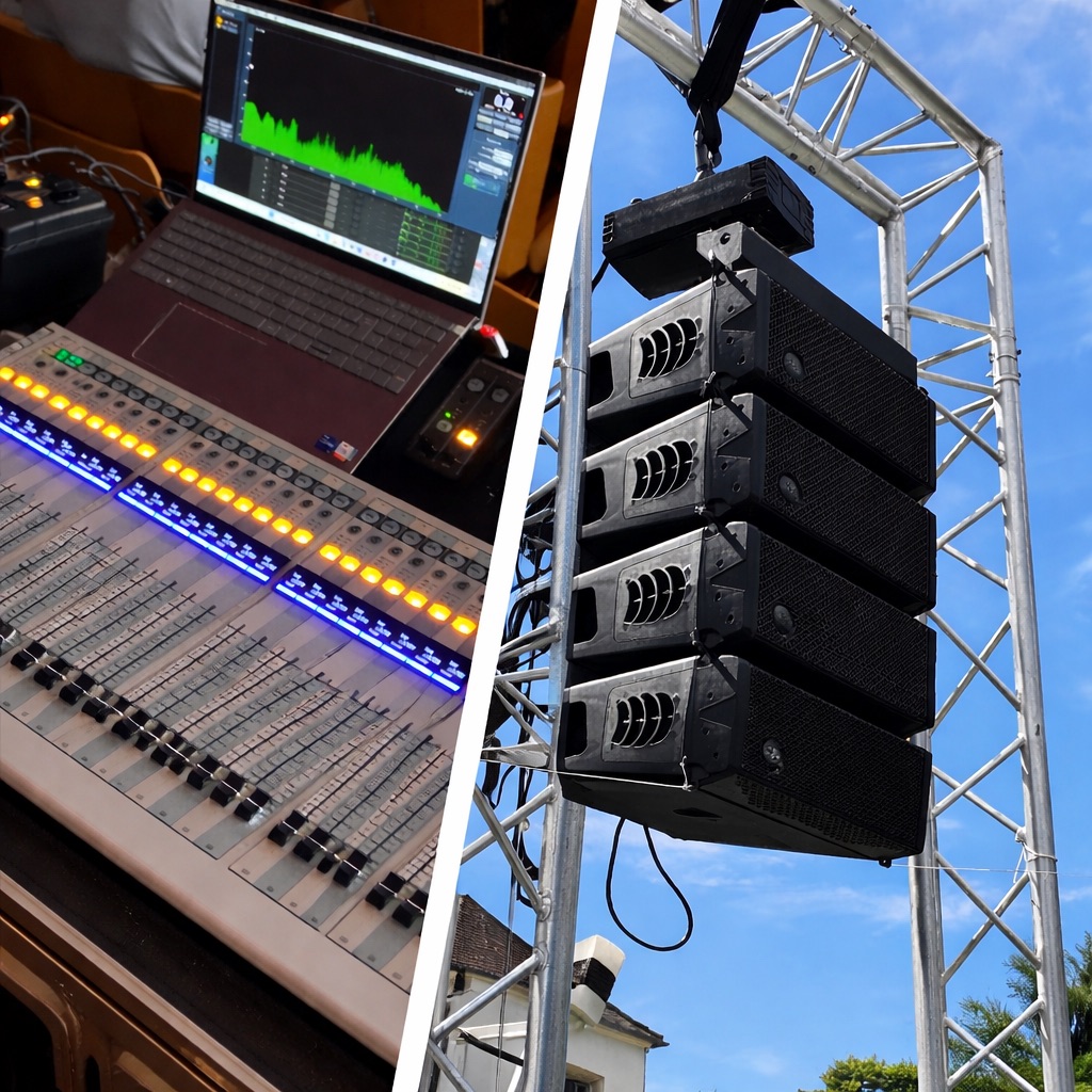 Diffusion, micros, retours et régie